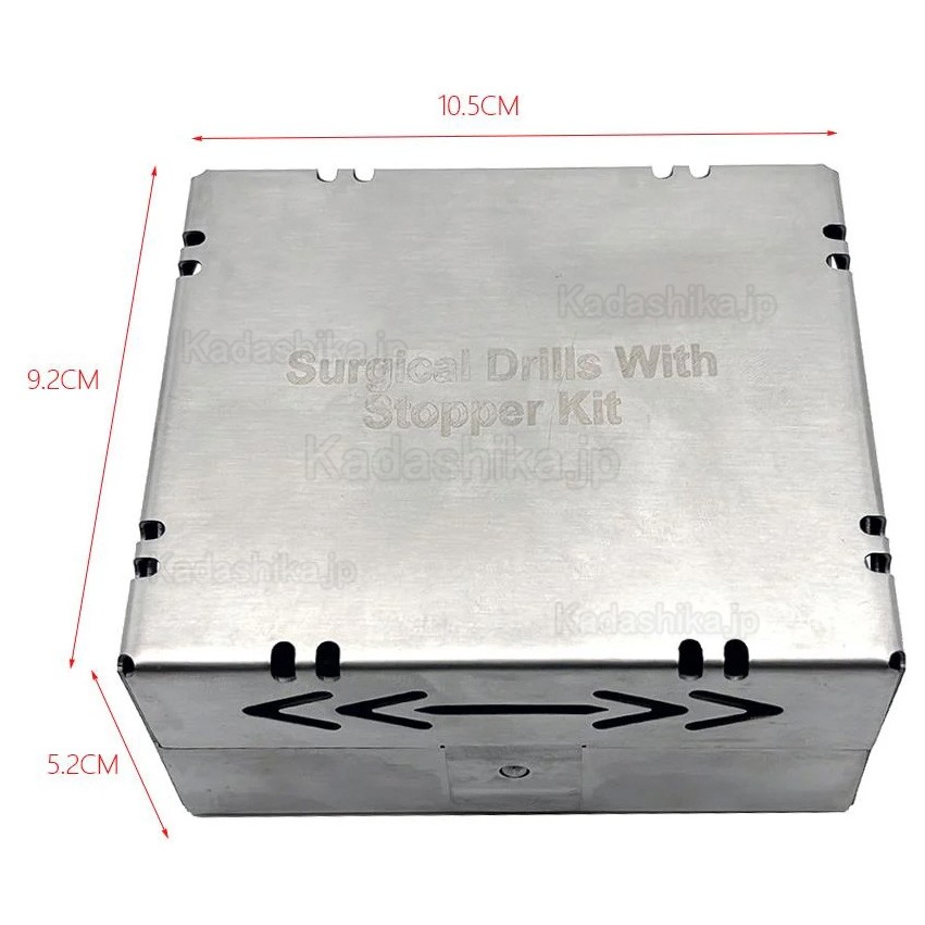 21個セット 歯科インプラント手術用ドリル（ストッパーキット付き）